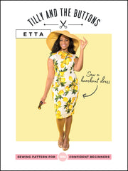 Turn heads in your handmade dress! Etta sewing pattern by Tilly and the Buttons