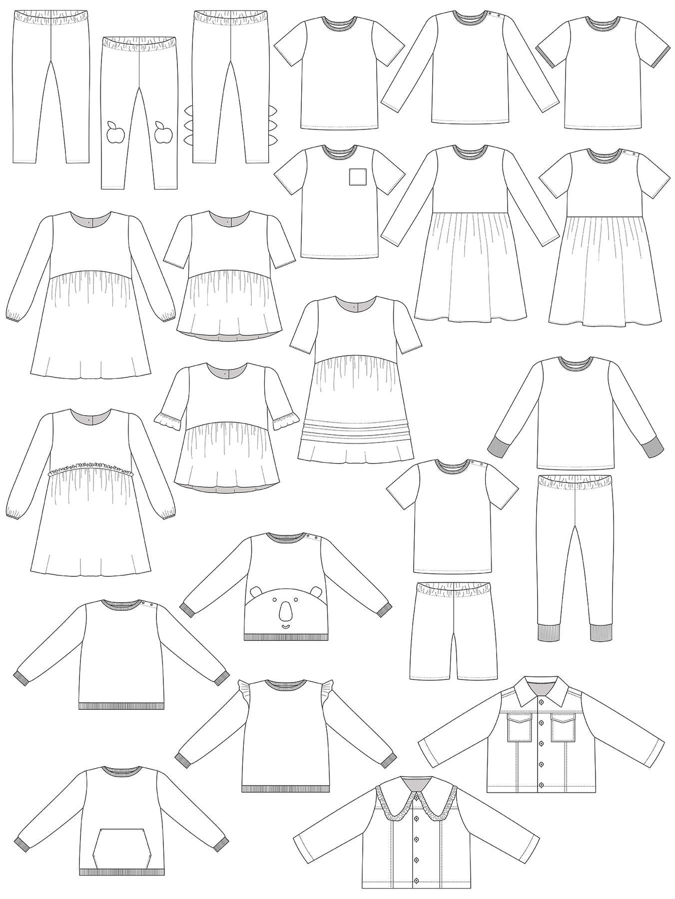 MINI MAKES - Sewing Patterns to Make for Kids Aged 0-12 Years | Tilly ...