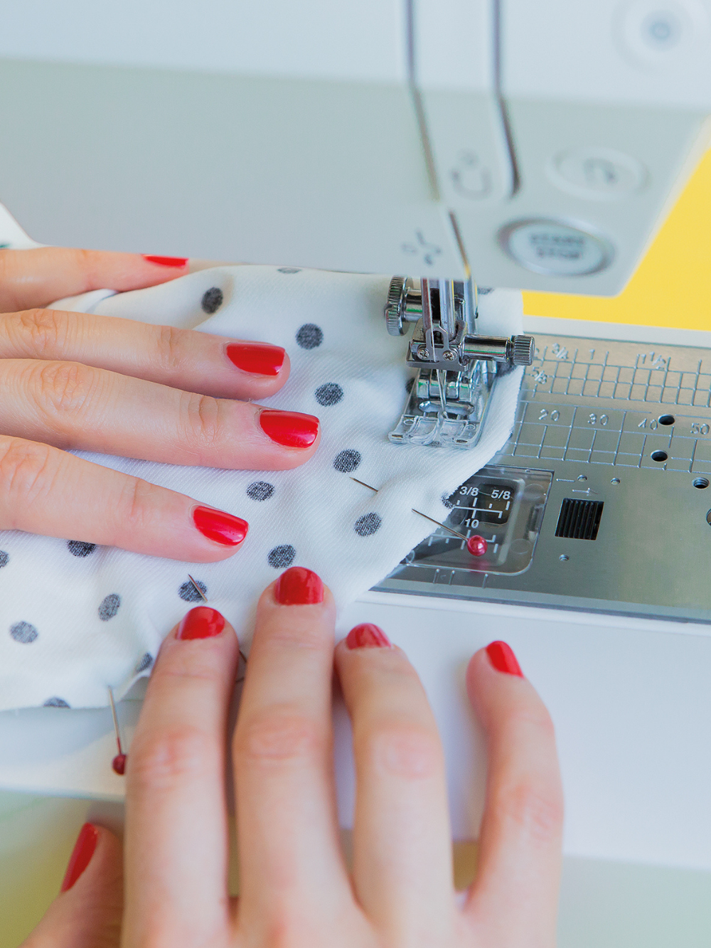 Tilly and the Buttons Online Workshops - hands at a sewing machine 