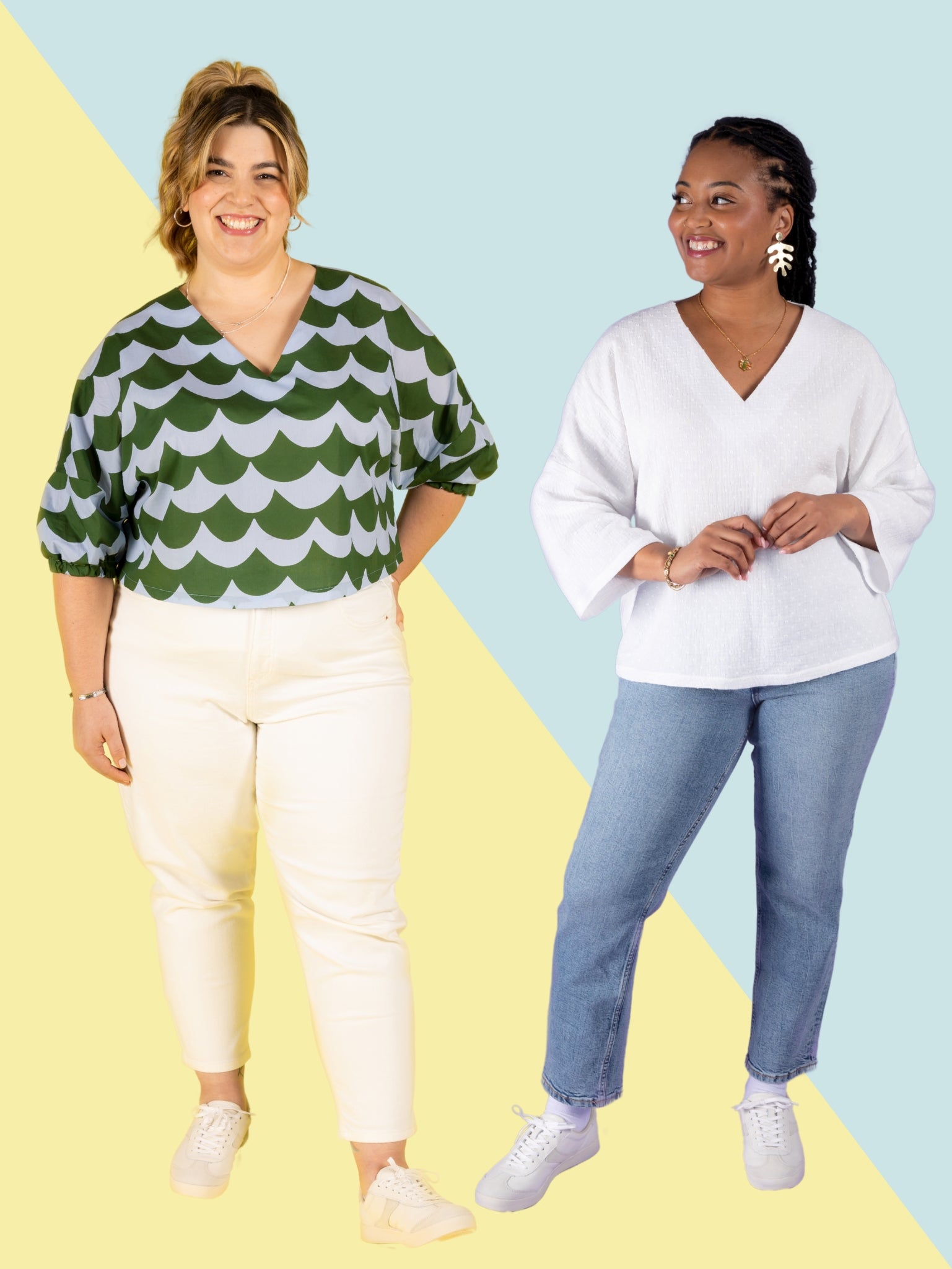 melt the lady royal pattern tops