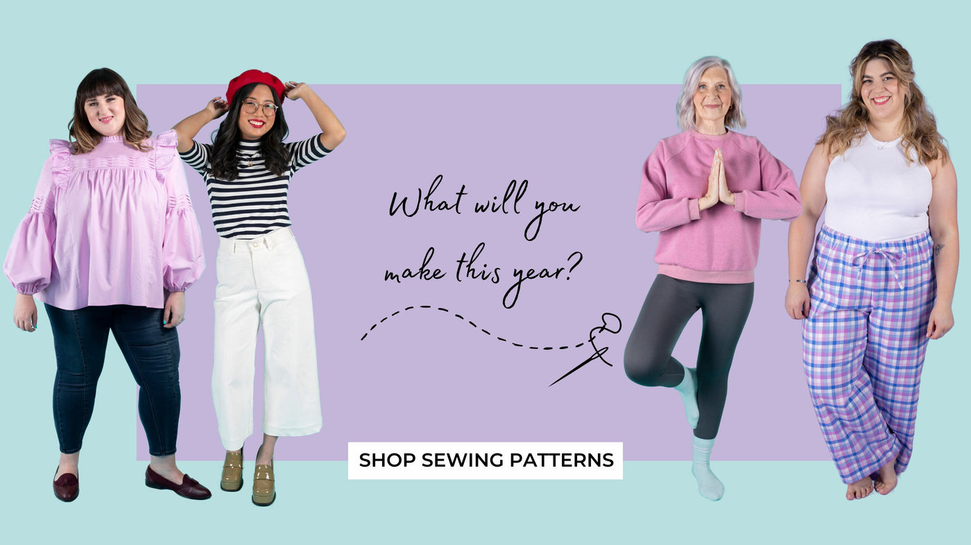 What will you make this year? Shop sewing patterns