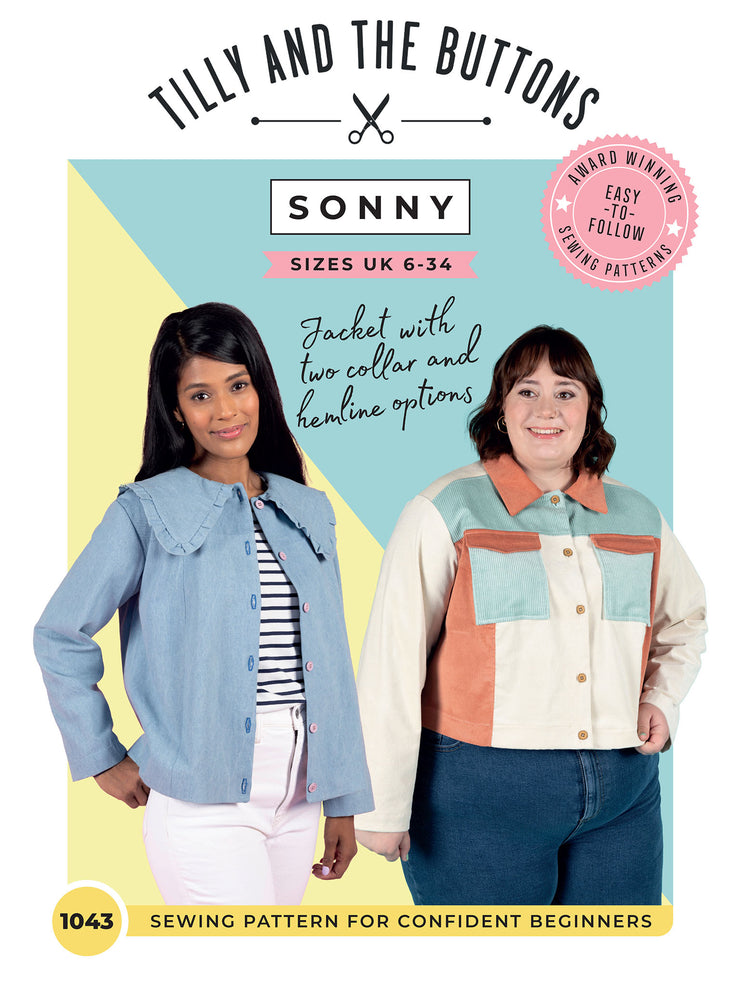 Cover of Sonny jacket sewing pattern by Tilly and the Buttons