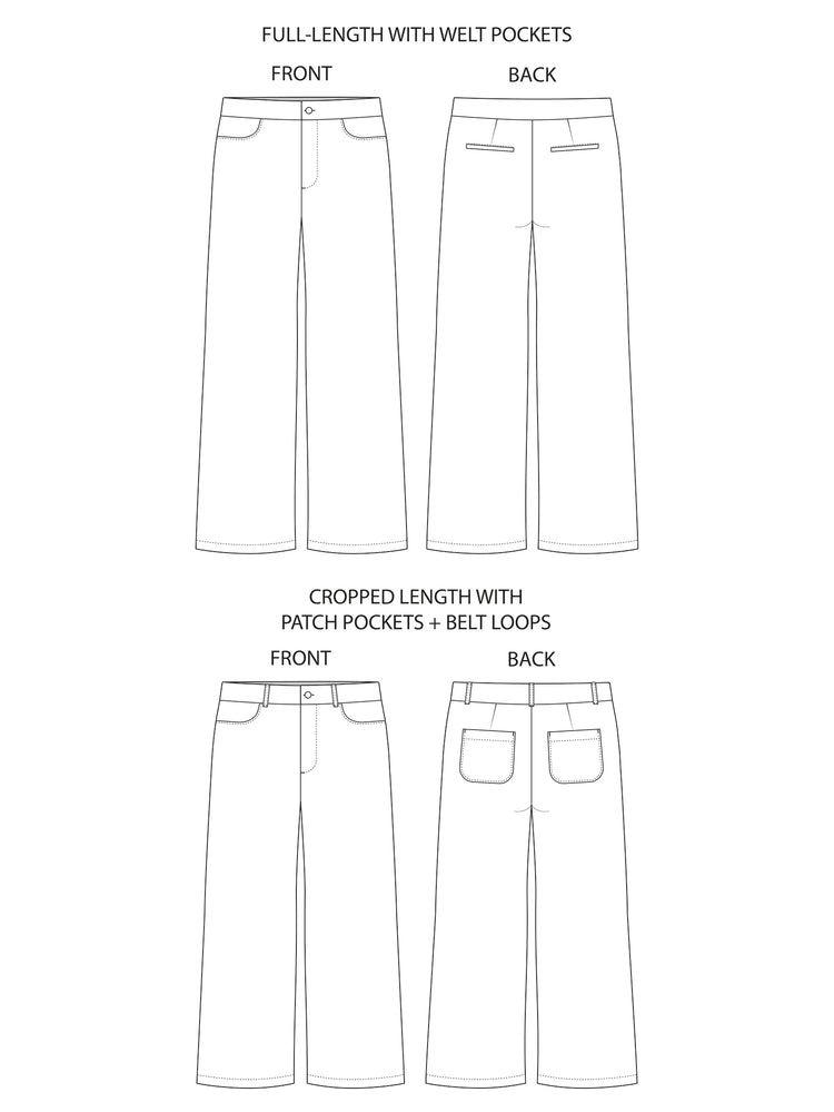 THEA TROUSERS SEWING PATTERN | Tilly and the Buttons THEA TROUSERS SEWING PATTERN | Tilly and the Buttons