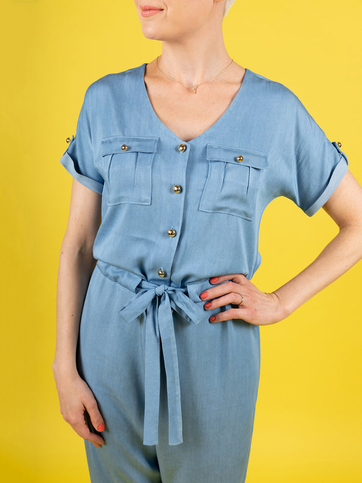 Alexa jumpsuit or playsuit sewing pattern by Tilly and the Buttons