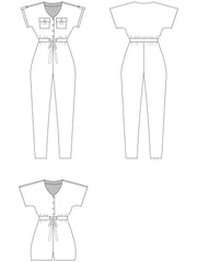 ALEXA JUMPSUIT or PLAYSUIT PDF sewing pattern | Tilly and the Buttons
