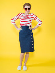 Arielle sewing pattern by Tilly and the Buttons – sew an adorable pencil skirt 