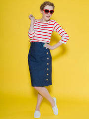 Arielle sewing pattern by Tilly and the Buttons – sew an adorable pencil skirt 