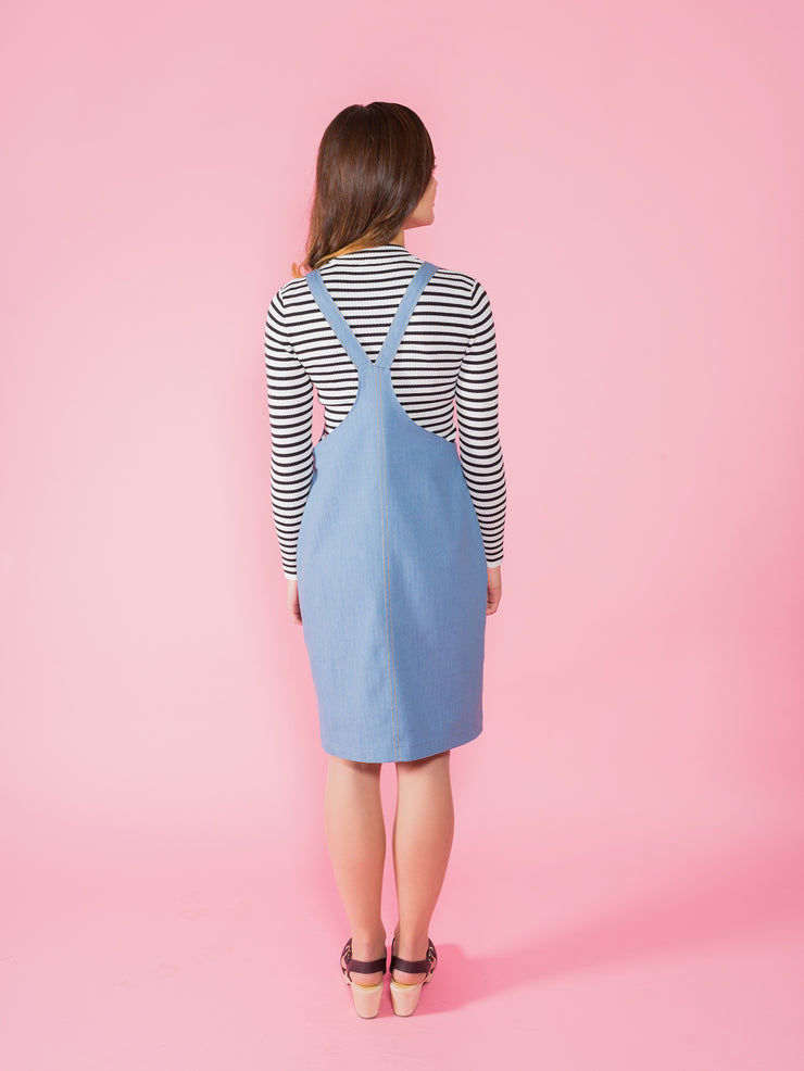PDF Pinafore Dress Pattern, Simply Sewing Magazine, Dungaree Dress