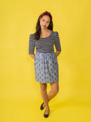 Dominique skirt sewing pattern by Tilly and the Buttons – possibly the easiest pattern in the world!