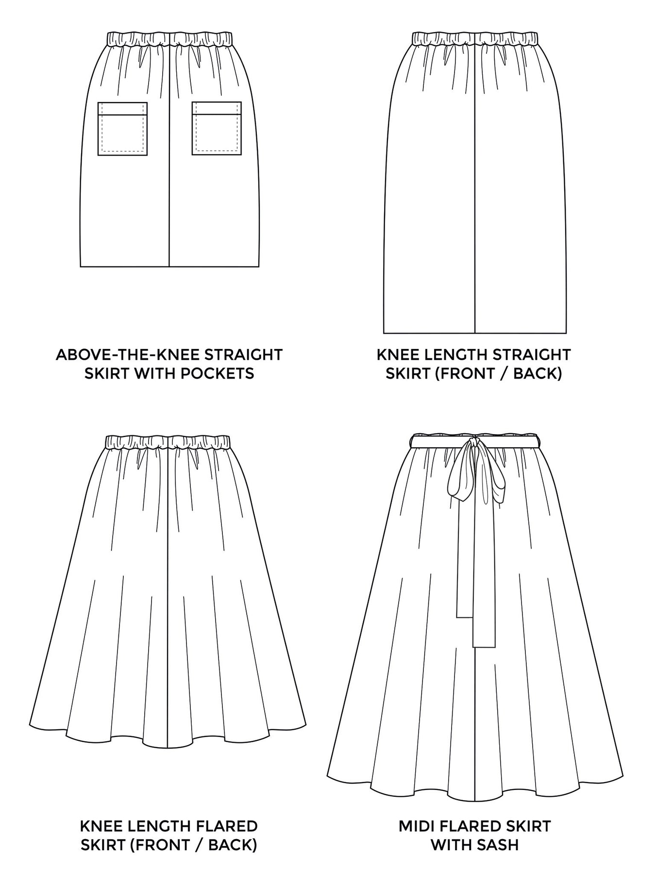 DOMINIQUE SKIRT PDF sewing pattern | Tilly and the Buttons