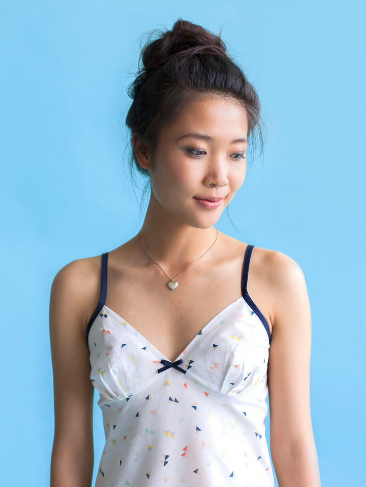 Make your own delicate camisole and shorts set with the Fifi sewing pattern