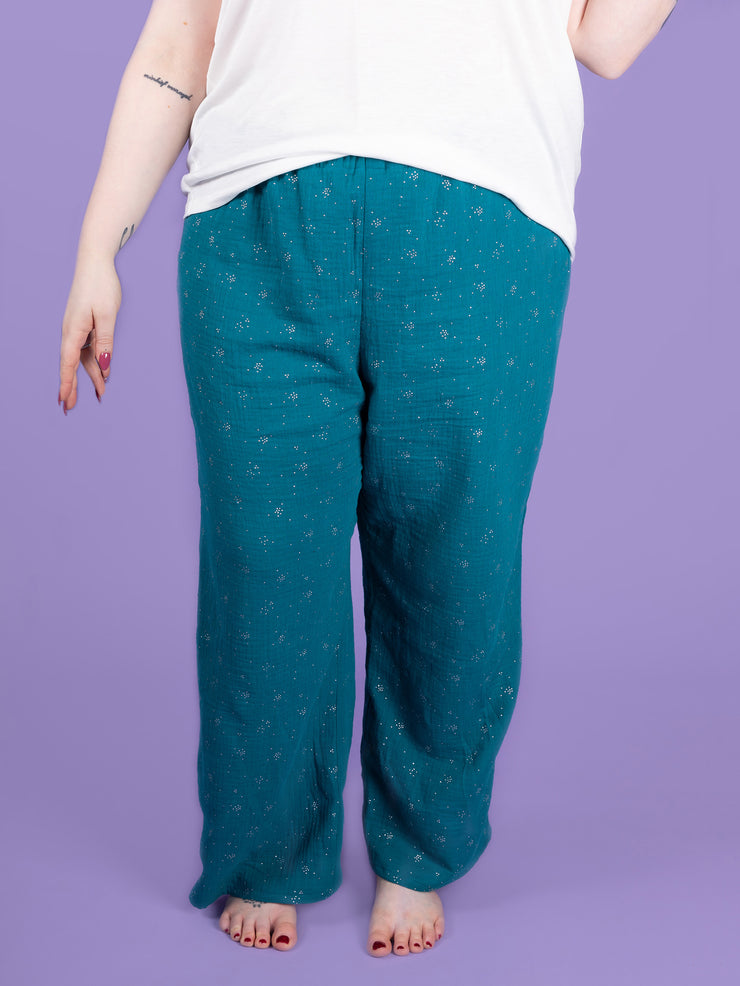 Jaimie pyjama bottoms and shorts UK 16-34 sewing pattern from Tilly and the Buttons