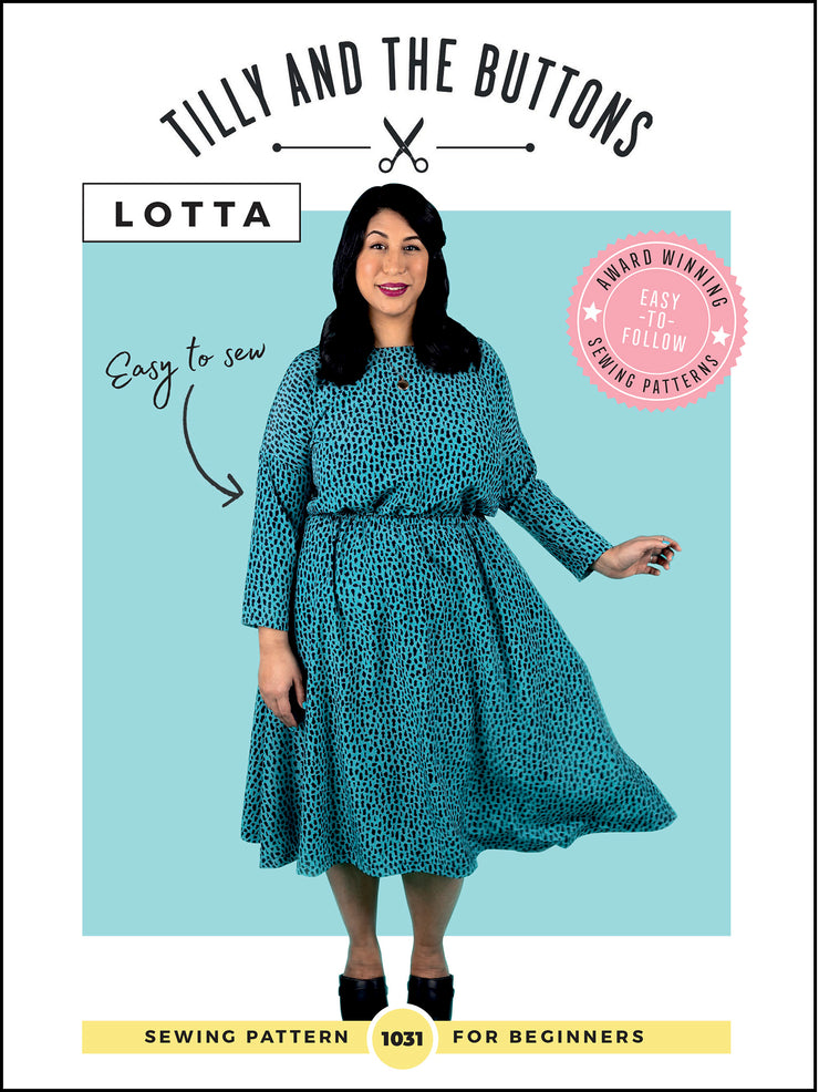 Lotta dress sewing pattern by Tilly and the Buttons