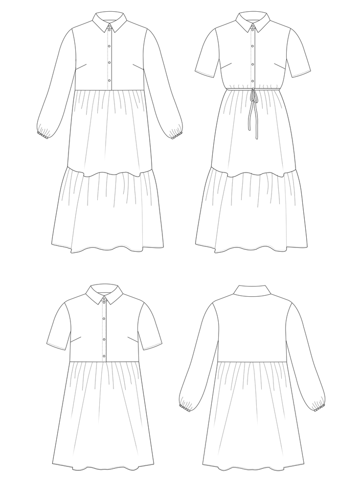 LYRA DRESS sewing pattern | Tilly and the Buttons