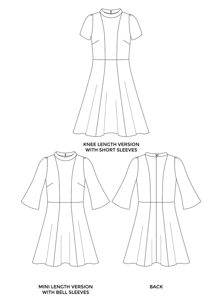 Make your own dress for twirling in - Martha sewing pattern by Tilly and the Buttons