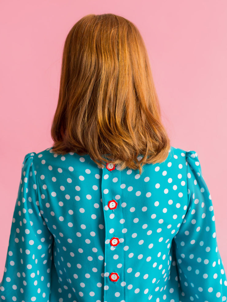 Mathilde pattern by Tilly and the Buttons – sew an elegant button-back blouse 