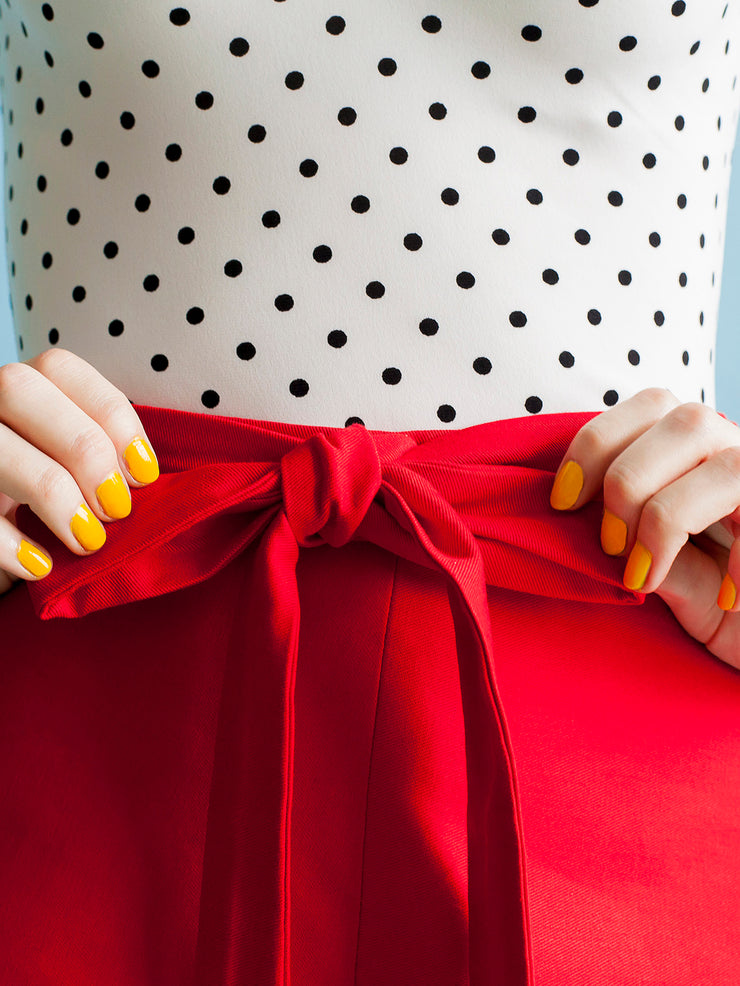 Sew a beginner-friendly Miette wrap skirt by Tilly and the Buttons