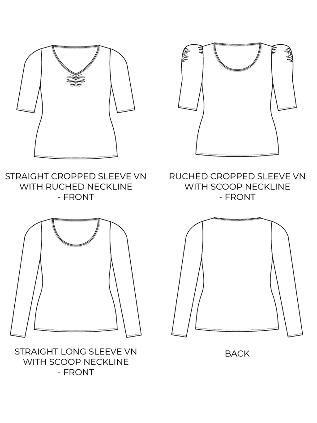 Jersey shirt pattern top