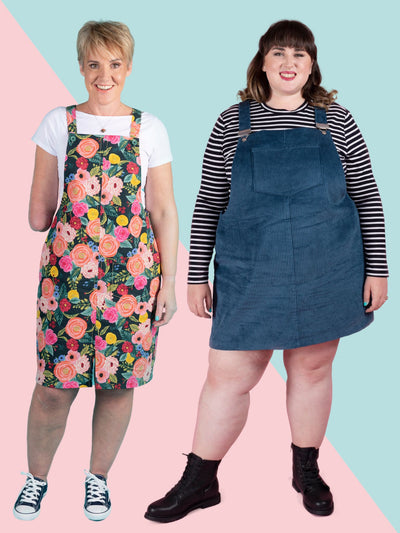 Tilly and the Buttons Cleo dungaree and pinafore dress