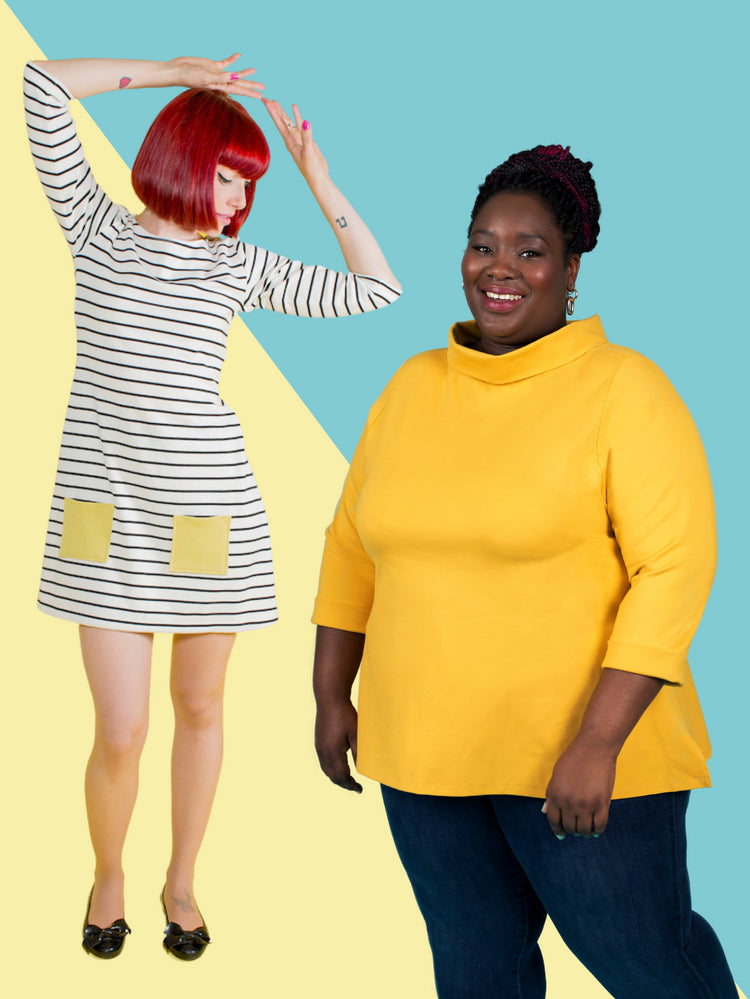 COCO TOP AND DRESS sewing pattern Tilly and the Buttons