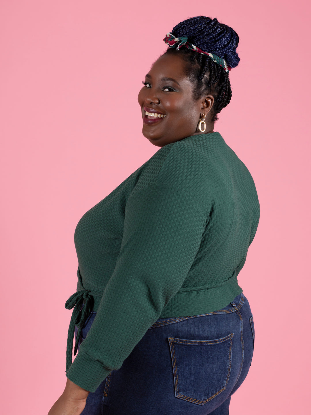 Plus size sweater with pearls outlet