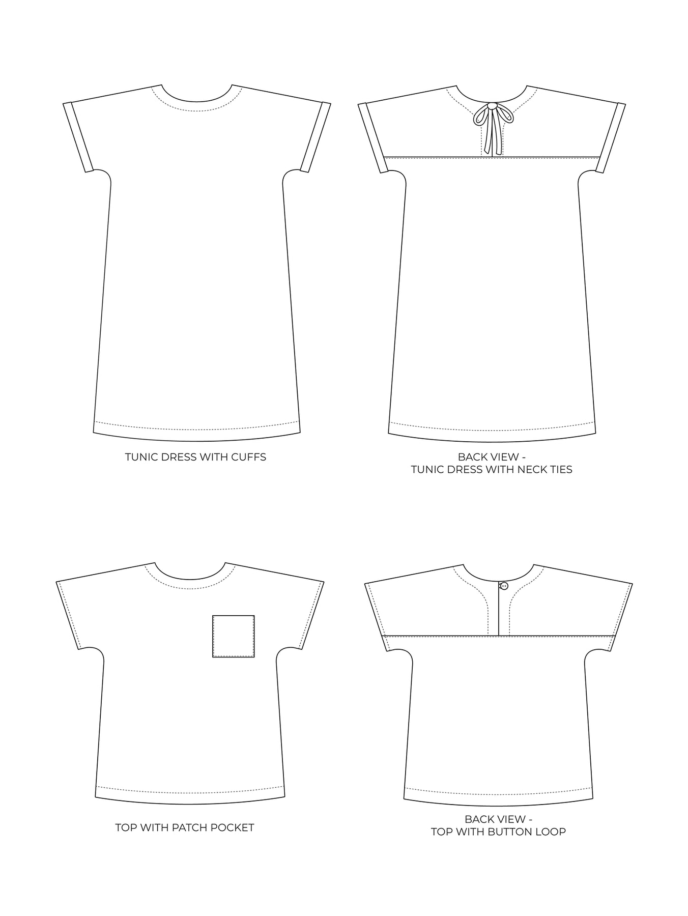 Stevie Tunic By Tilly And The Buttons