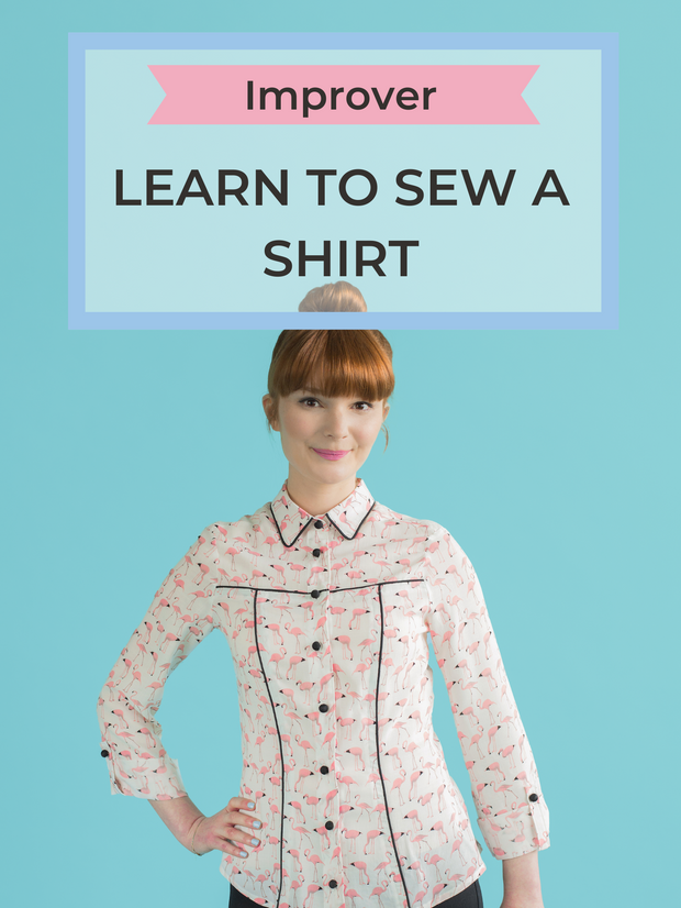 Online workshop for improvers - learn to sew a shirt